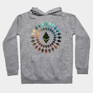 Ethereum – Circle Big Logo – Space Hoodie